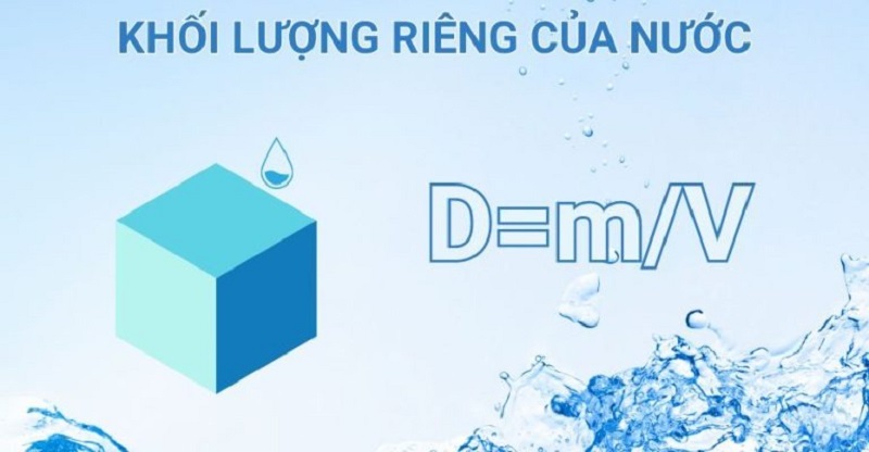 Công thức tính khối lượng riêng của nước